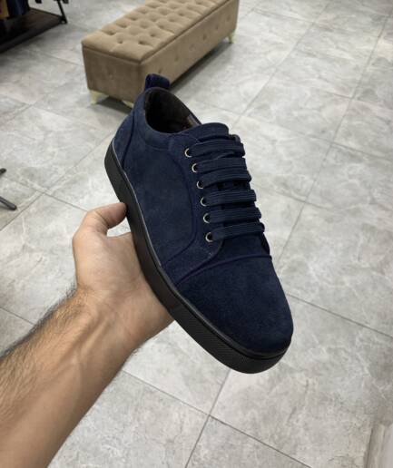 4261 Кеды  Lauboutin GR5-407T / 42 / Темно-синий