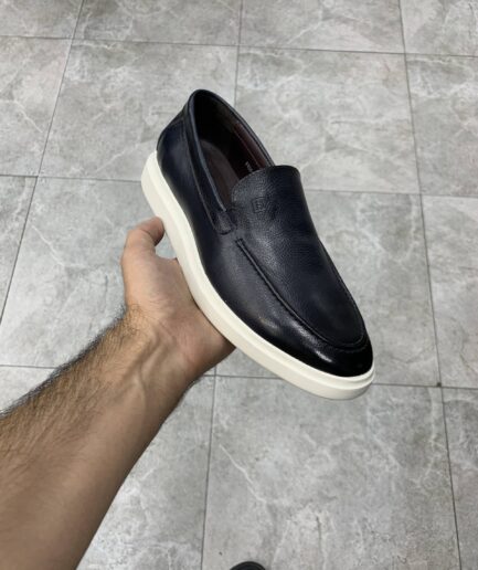 3387 Лоферы Boss FA24-03-97 / 44 / синий