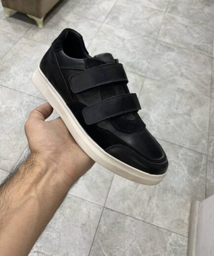 4078 Кеды на липучках Zidan Z129-01-14 / 43 / черный