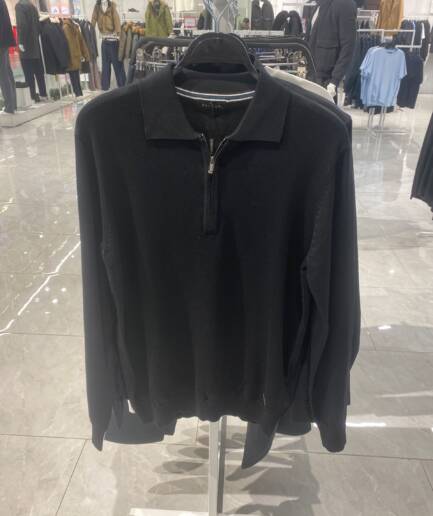 3765 Свитер поло Bottino 3306-802 / 3XL / черный