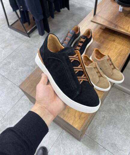 3997 Кеды Zegna FA-11-969 / 44 / черный