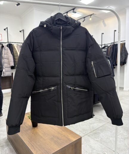 4945 Короткий пуховик Gaisite 2403 / 3XL / черный