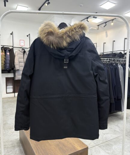 4994 Длинная парка ZZK 24811 / M / Темно синий