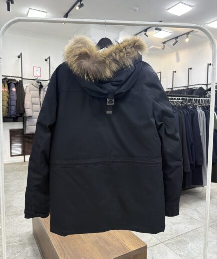 4994 Длинная парка ZZK 24811 / M / Темно синий