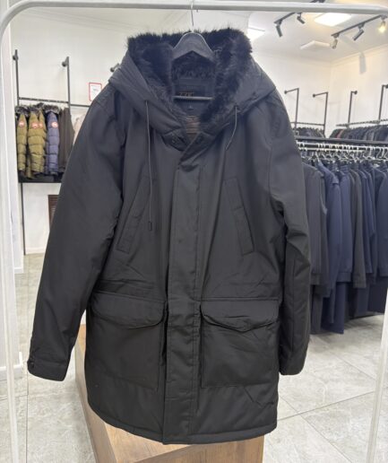 4987 Длинная парка ZZK ZZK36 / 2XL / черный