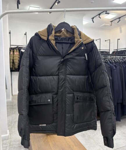 4852 Короткий пуховик No brand 2-301 / 4XL / черный