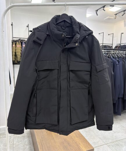 4952 Пуховик с капюшоном Gaisite 9010 / L / черный