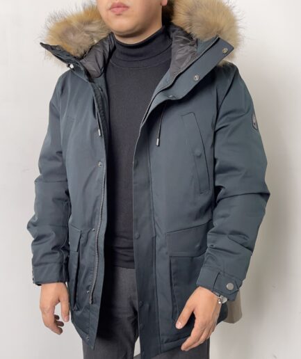 4996 Длинная парка ZZK 24811 / 2XL / зеленый