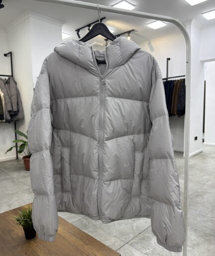 4865 Пуховик с капюшоном No brand 98666 / L / белый