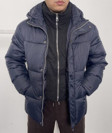 4957 Короткий пуховик Gaisite 5020 / L / синий
