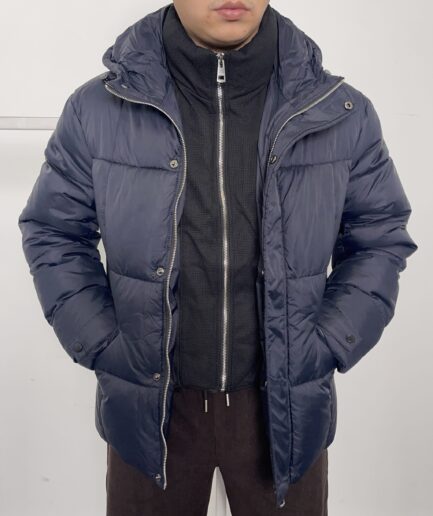 4957 Короткий пуховик Gaisite 5020 / L / синий
