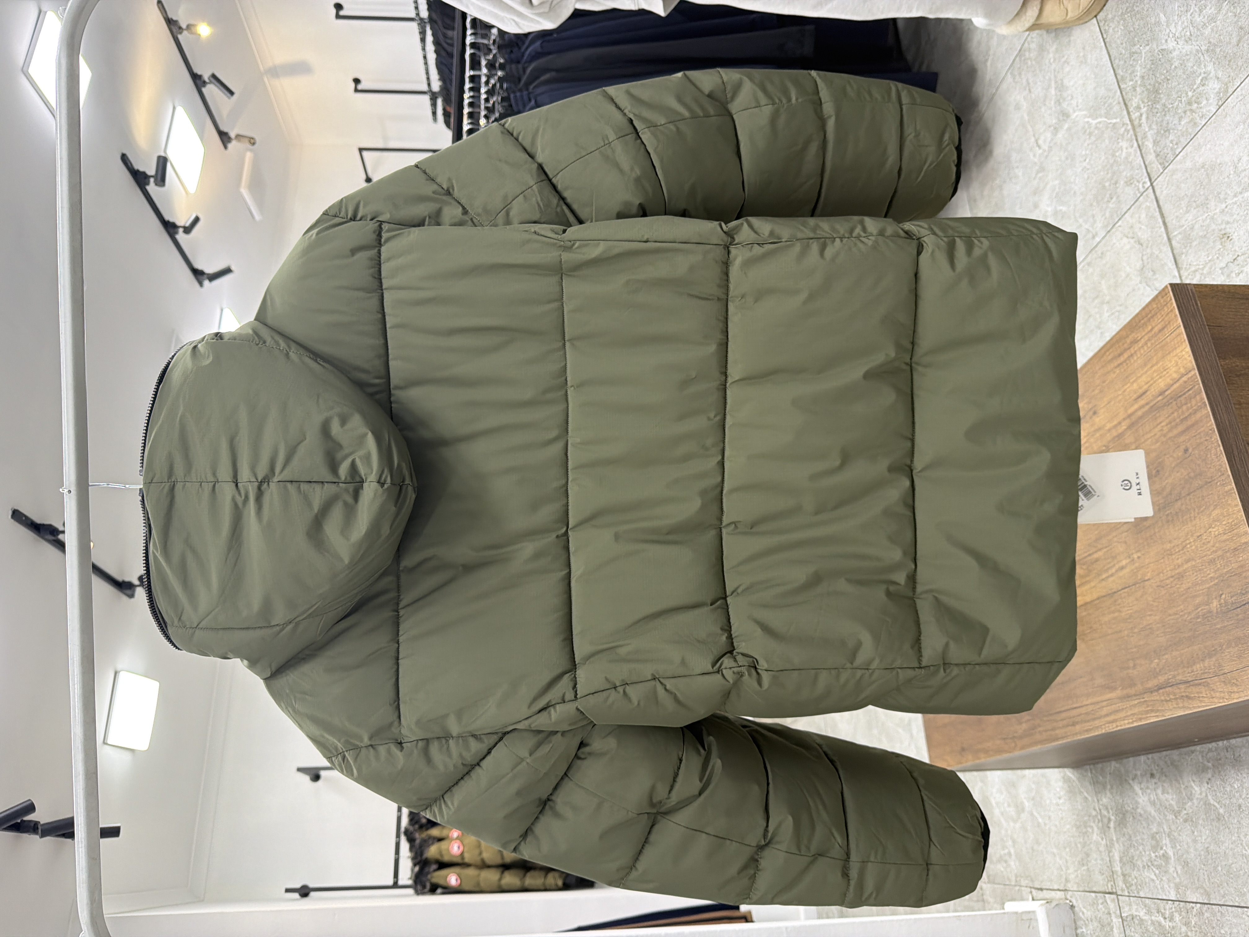 4959 Короткий пуховик Gaisite 712 / XL / хаки