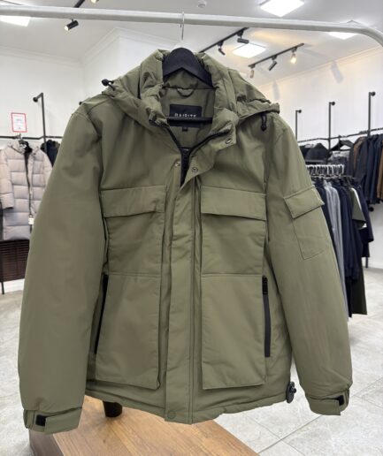 4953 Пуховик с капюшоном Gaisite 9010 / L / хаки