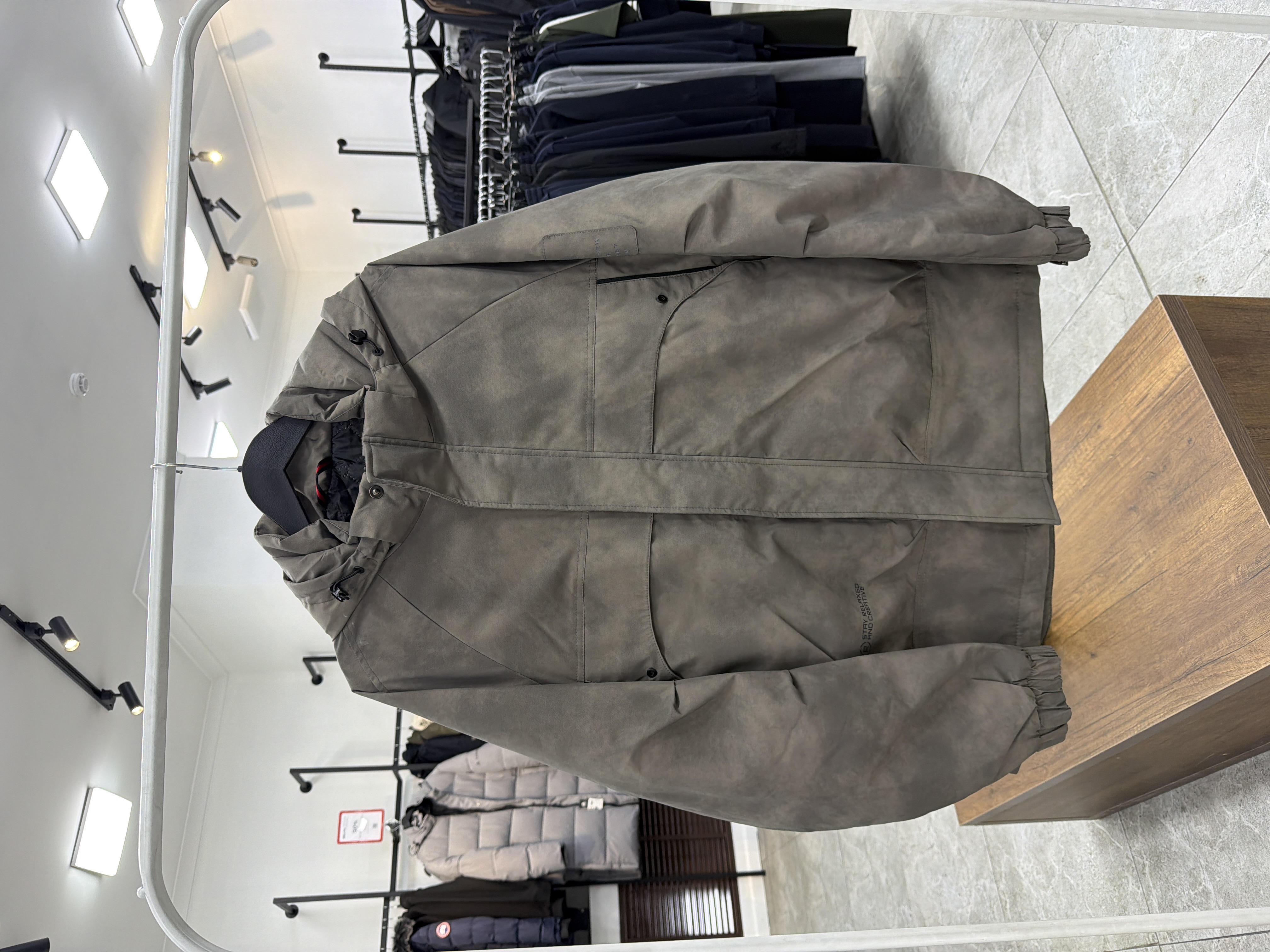 4730 Ветровка на молнии Gaisite 6811 / 2XL / серый