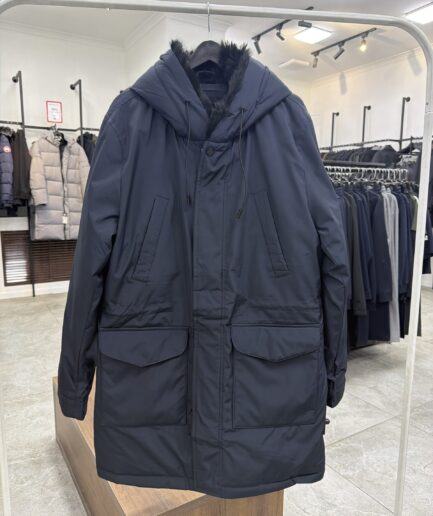 4988 Длинная парка ZZK ZZK36 / M / синий