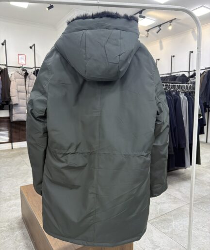 4990 Длинная парка ZZK ZZK36 / 3XL / зеленый