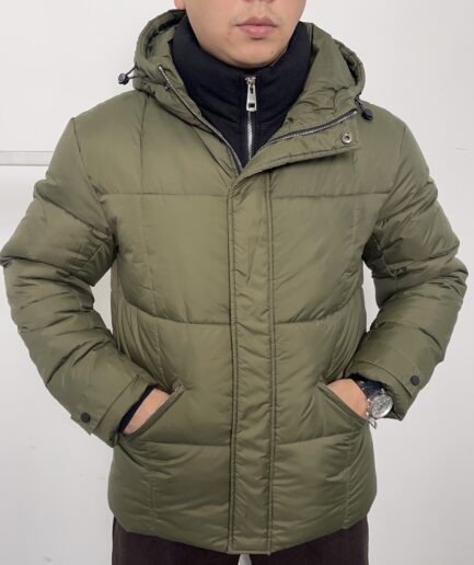 4956 Короткий пуховик Gaisite 5020 / 2XL / зеленый