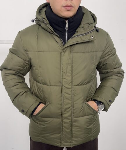4956 Короткий пуховик Gaisite 5020 / 2XL / зеленый