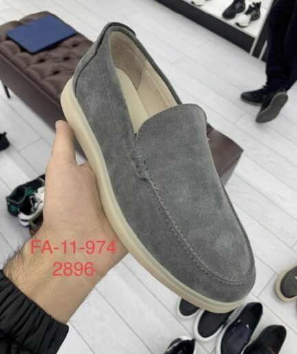 2896 Лоферы Giovane Rossi FA-11-974 / 41 / Серый