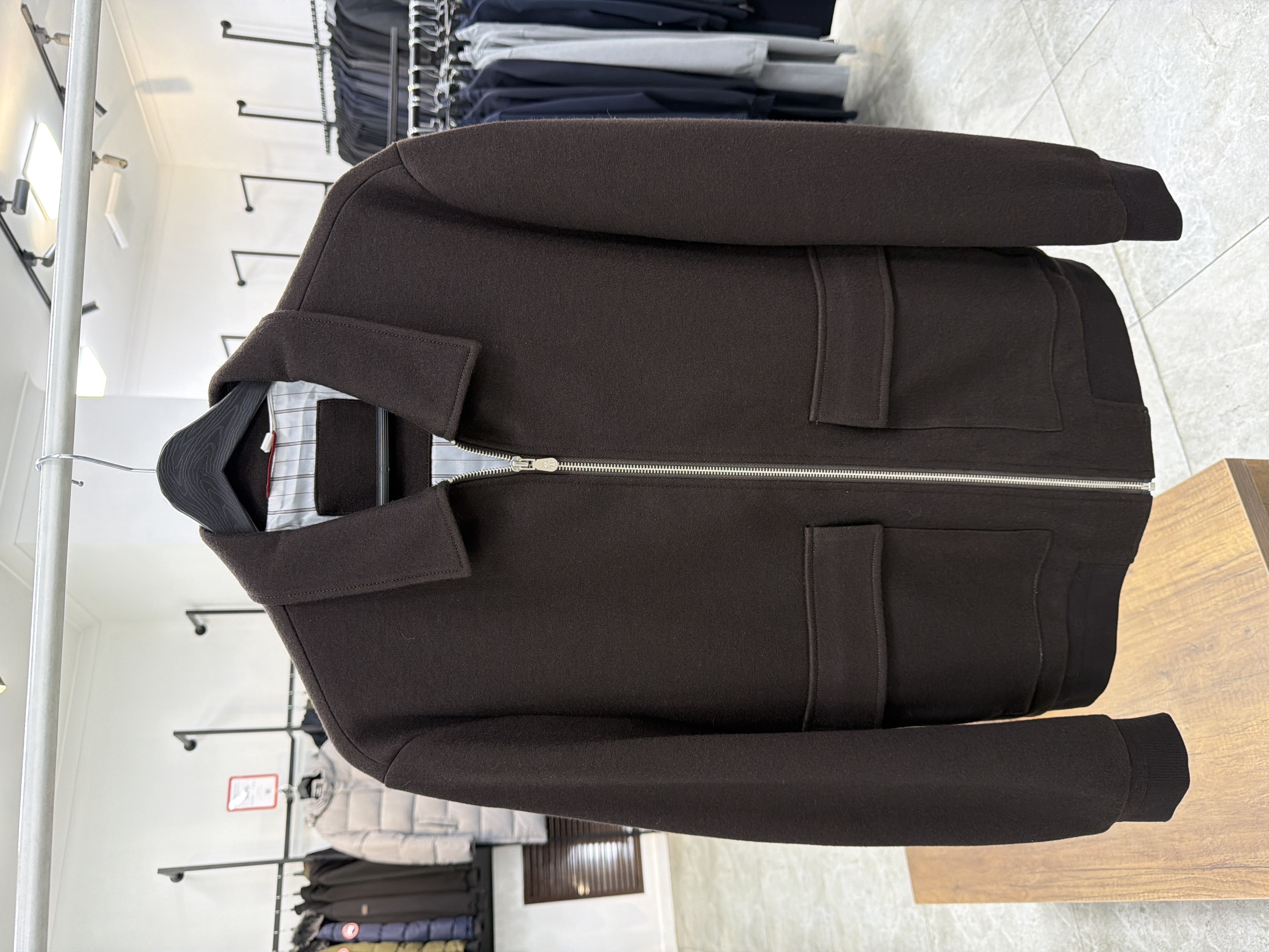 4774 Куртка из шерсти   Leiman Shidan 82507 / M / коричневый