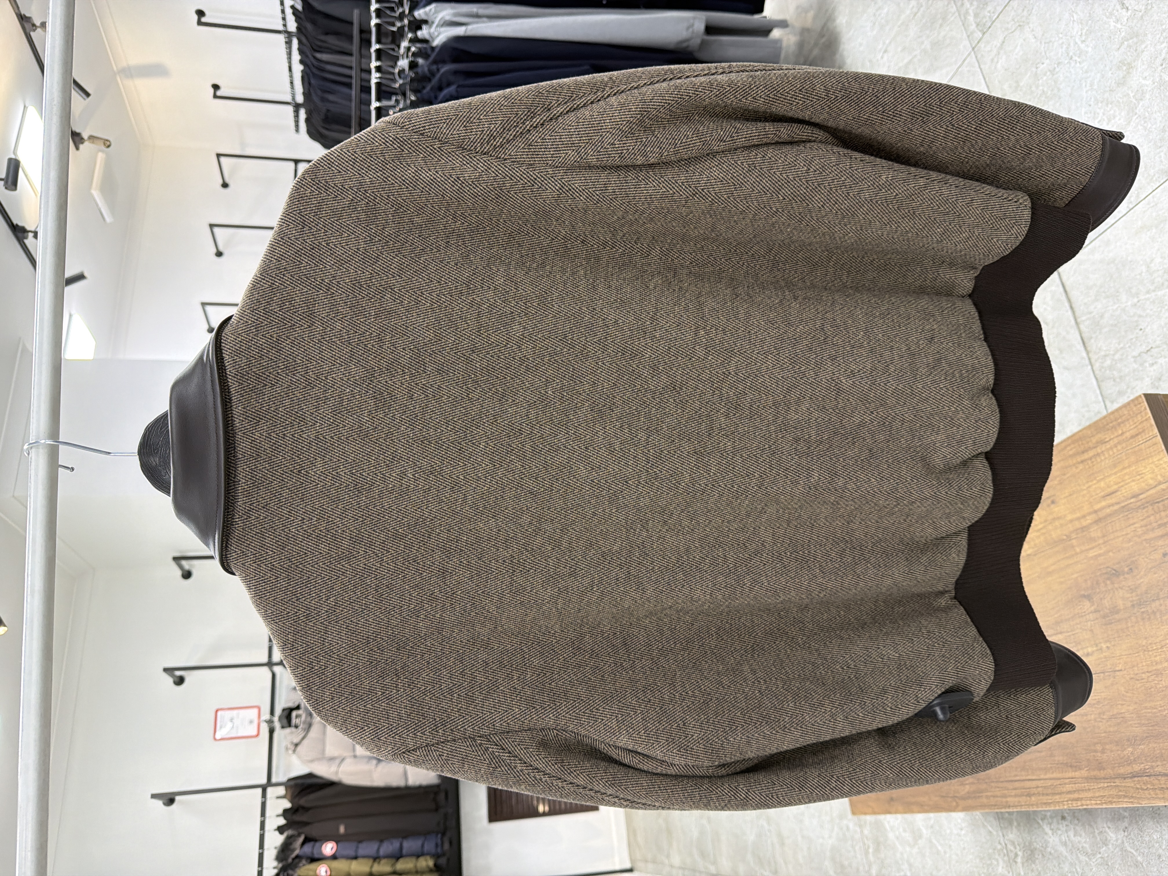 4779 Куртка из шерсти   Leiman Shidan 88656 / M / коричневый