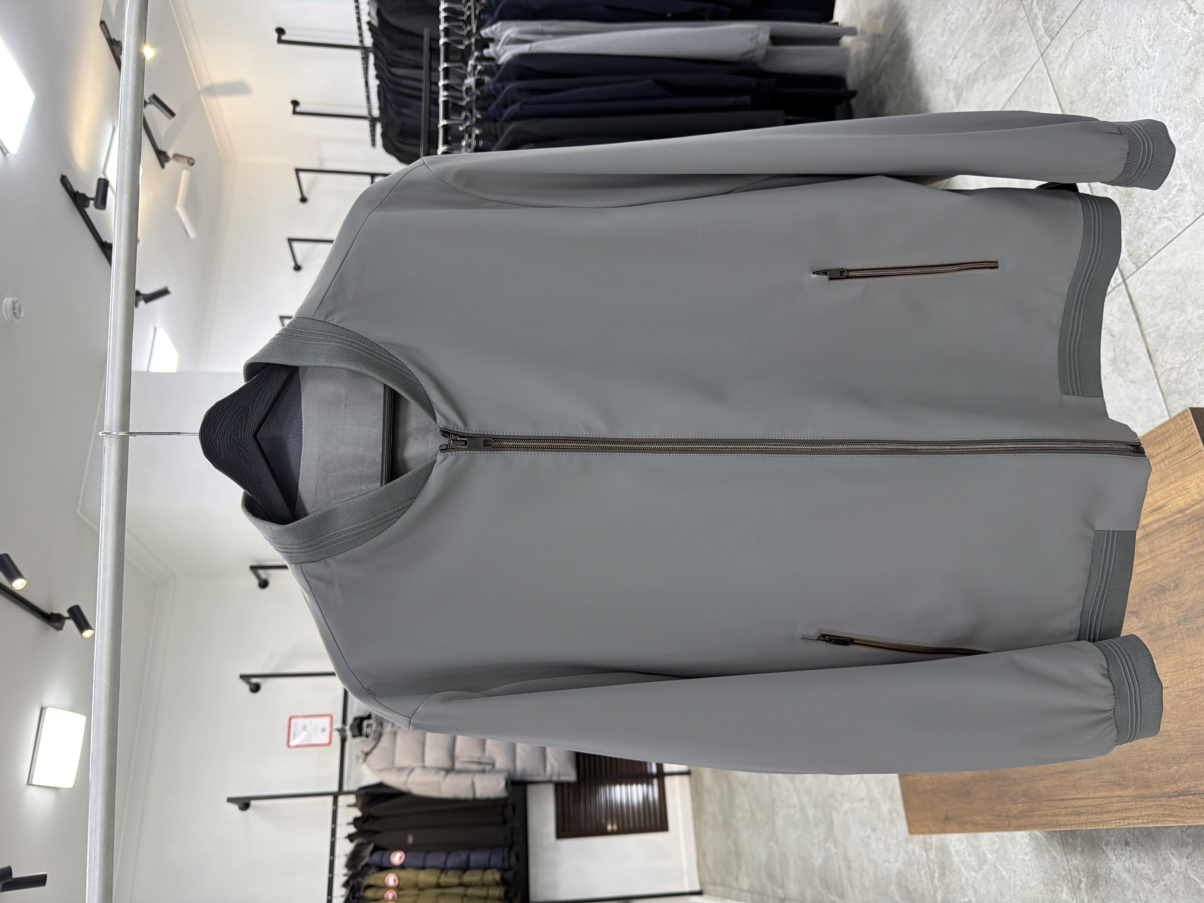 3532 Куртка No Brand 8816-3 / XL / серый