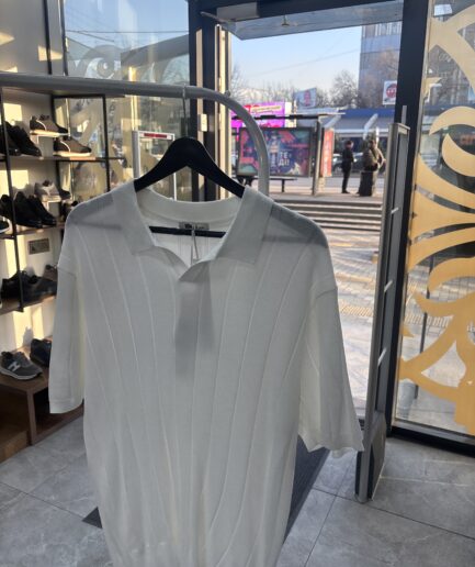 5165 Тенниска открытый ворот Y.TWO 96073-25 / L / белый