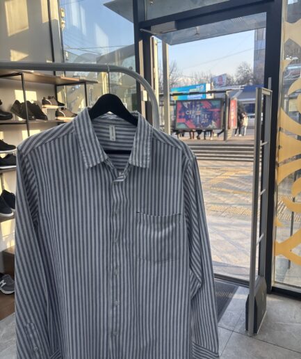 4698 Рубашка с длинным рукавом MMS SEVEN 7761 / XL / голубой